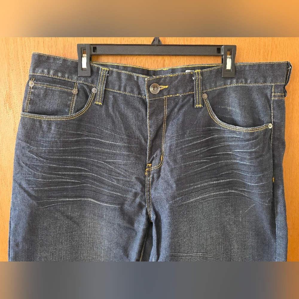 Marc Ecko Cut & Sew - Size 38 - Dark Denim Men's Blue Jeans - New W/Out Tags - Picture 2 of 6
